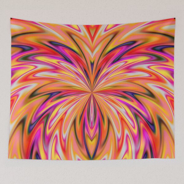 Item preview, Abstract Fractal Butterfly 24 (Orange, Pink, Black) designed and sold by SXW Designs.