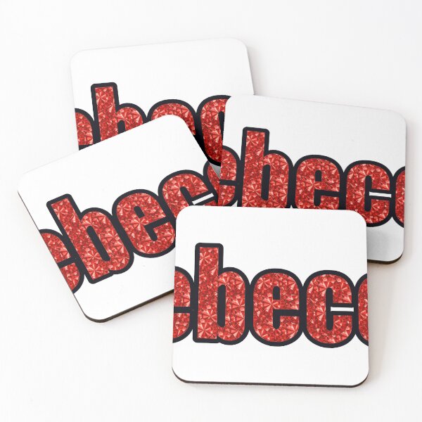 Item preview, Rebecca Girl Name Red Rhinestone Texture designed and sold by TheIconSmith.