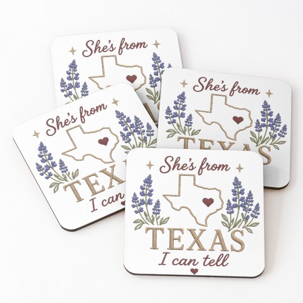 Item preview, She’s From Texas Bluebonnet Art designed and sold by 337unlimited.