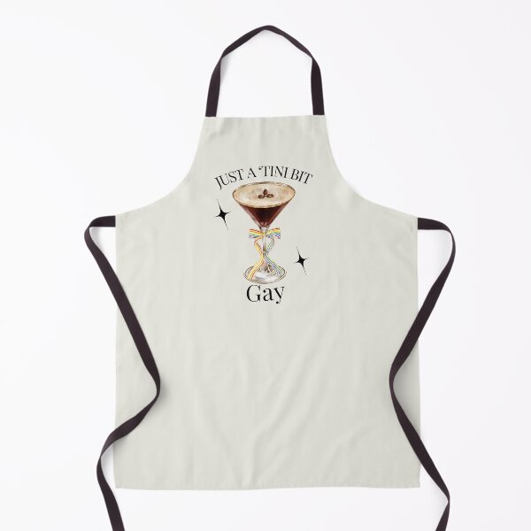 Item preview, Just A Tini Bit Gay Rainbow Bow Espresso Martini Time designed and sold by SunfullyYours.