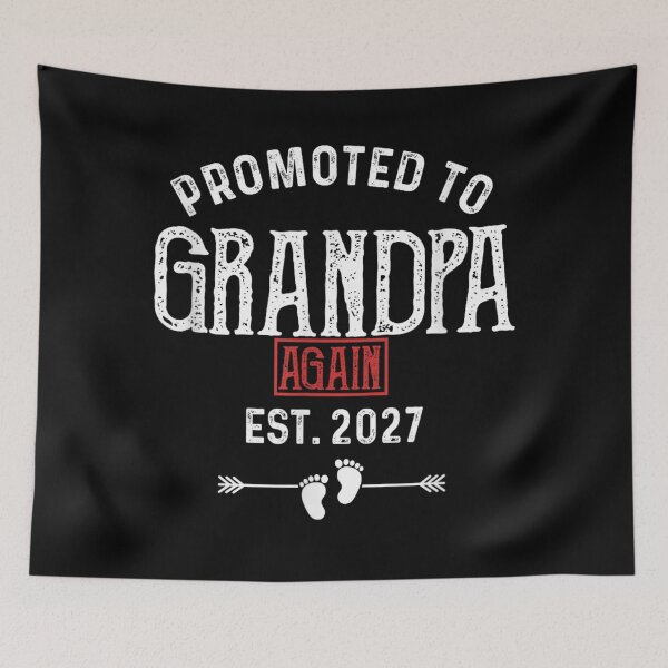 Item preview, Promoted To Grandpa Again Est 2027 New Baby Announcement Gift designed and sold by RuperDelois.