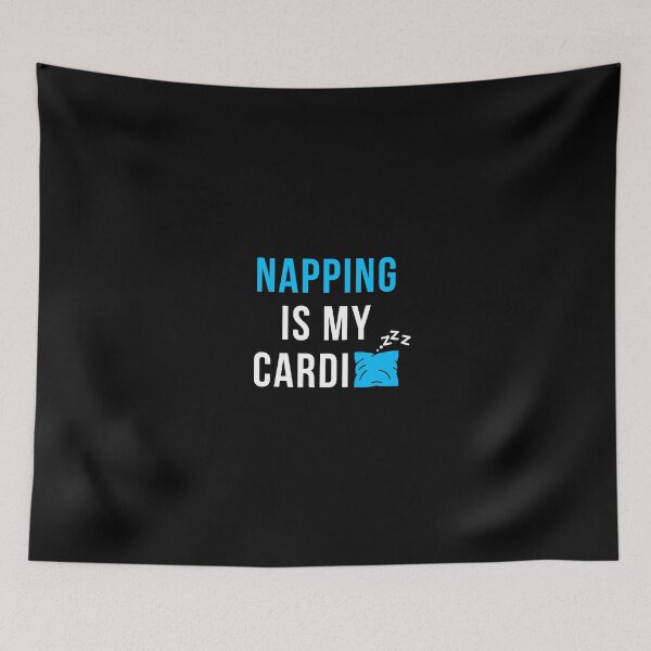 Item preview, Napping Is My Cardio Funny Lazy Sticker Anti Gym Humor Nap Lover Gift designed and sold by TongTang.