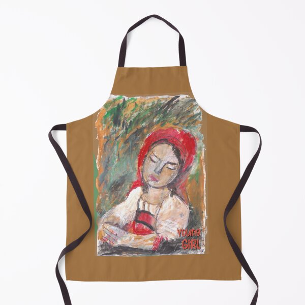 Item preview, Country Young Girl Portrait (painting by ACCI) designed and sold by VanyssaGraphics.