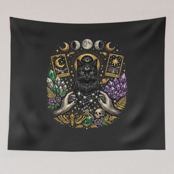 Item preview, Celestial Familiar of the Hidden Moon designed and sold by slikar.
