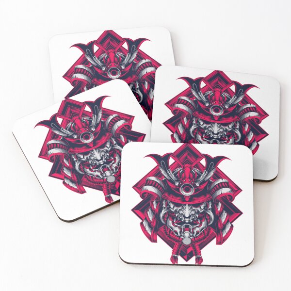 Item preview, Crimson Oni Samurai Mask designed and sold by Divichan.