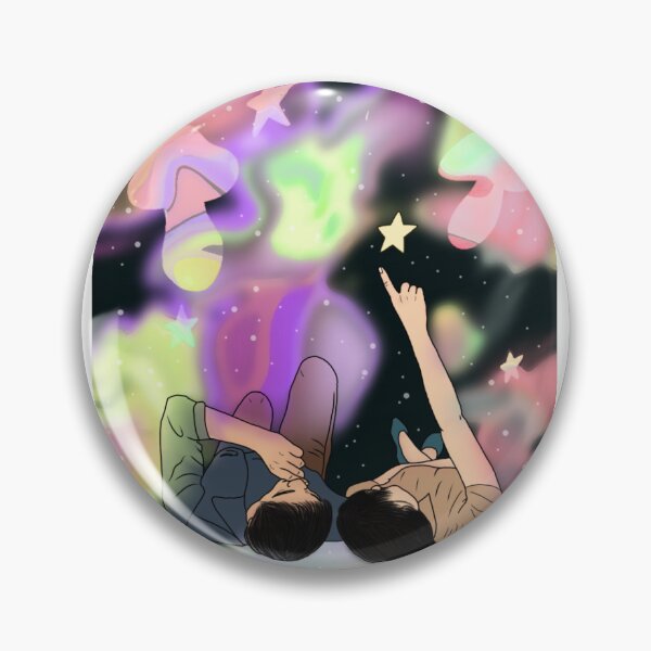 Item preview, Couple watching the sky designed and sold by Artistkhg.