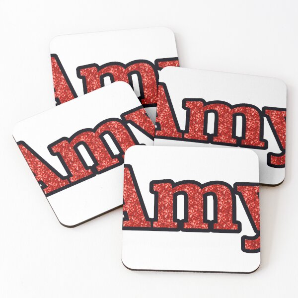 Item preview, Amy Girl Name Red Rhinestone Texture designed and sold by TheIconSmith.