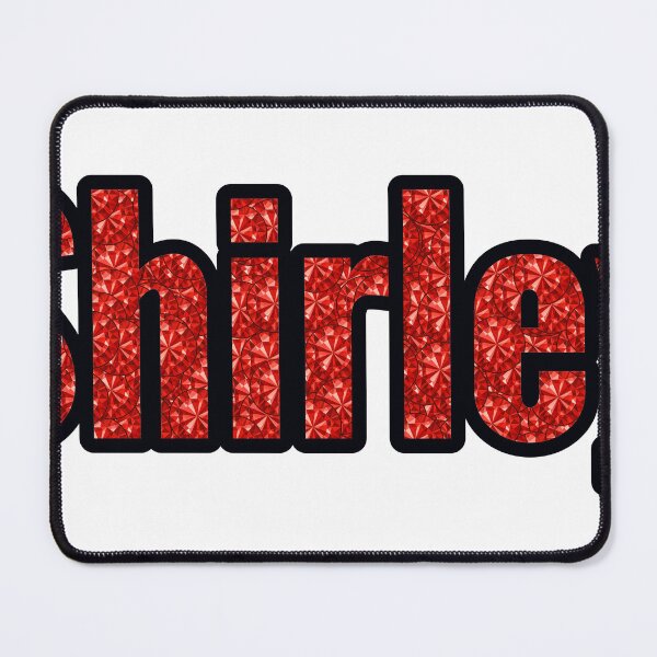 Item preview, Shirley Girl Name Red Rhinestone Texture designed and sold by TheIconSmith.