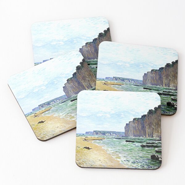 Item preview, Coastal Horizon at Varengeville: Impression of Tide, Cliffs, and Misty Light.  designed and sold by artdesignsnow.