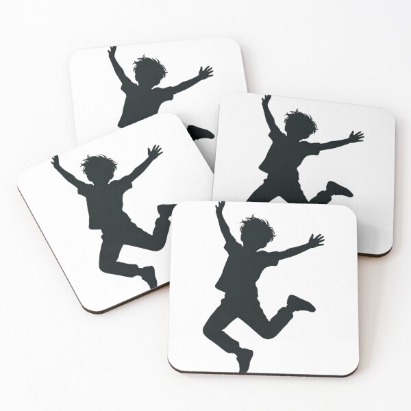 Item preview, Jumping Kid Silhouette PNG | Happy Child Jumping Transparent Background designed and sold by arifali786.