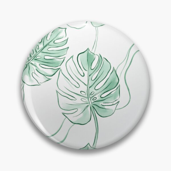 Item preview, Botanical Pattern | Minimalist Plant Design | Green White Seamless Pattern designed and sold by Enchanting East.