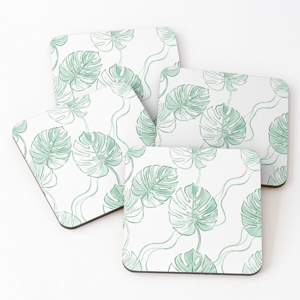 Item preview, Botanical Pattern | Minimalist Plant Design | Green White Seamless Pattern designed and sold by Enchanting East.