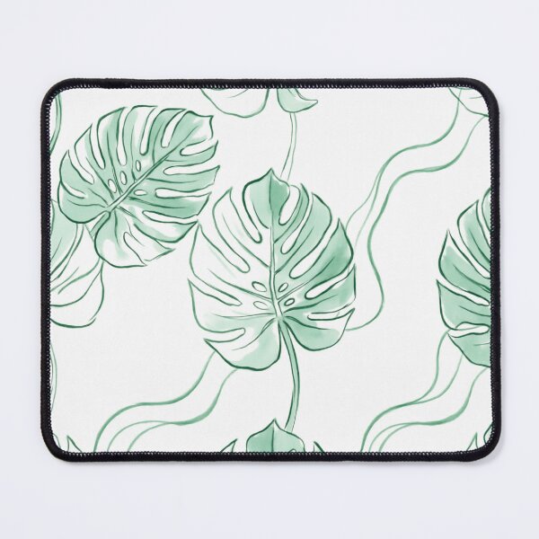 Item preview, Botanical Pattern | Minimalist Plant Design | Green White Seamless Pattern designed and sold by Enchanting East.