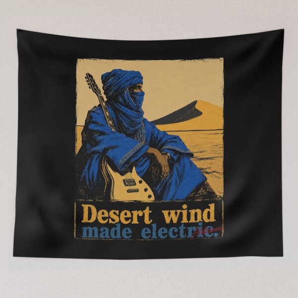 Item preview, Bombino Tuareg Guitar Across Sahara Horizon designed and sold by Artisticanvas.