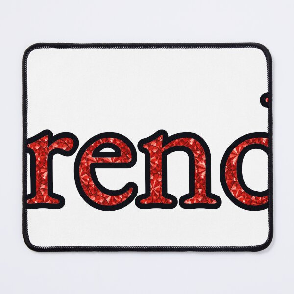 Item preview, Brenda Girl Name Red Rhinestone Texture designed and sold by TheIconSmith.