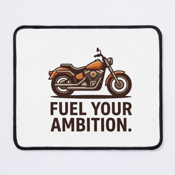 Item preview, Fuel Your Ambition Retro Cruiser Motorcycle designed and sold by GiggleInkTees.