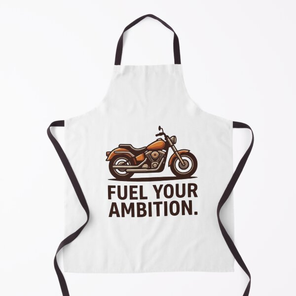 Item preview, Fuel Your Ambition Retro Cruiser Motorcycle designed and sold by GiggleInkTees.