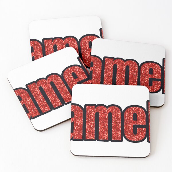 Item preview, Pamela Girl Name Red Rhinestone Texture designed and sold by TheIconSmith.