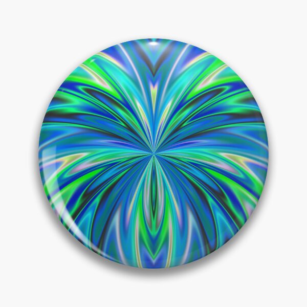 Item preview, Abstract Fractal Butterfly 25 (Blue, Green) designed and sold by SXW Designs.