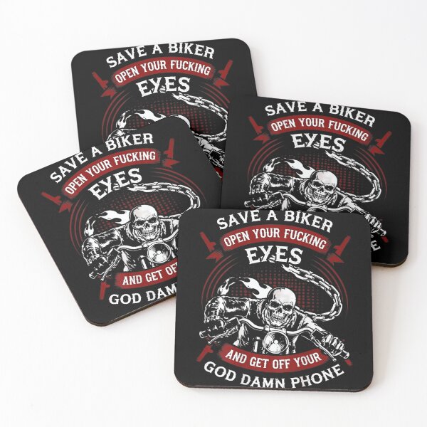 Item preview, Save A Biker Open Your Eyes Motorcycle Rider Safety Awareness designed and sold by LakenDraphil.