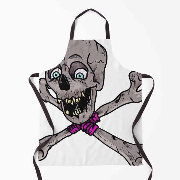 Item preview, Mad Skull Crossbones – Punk Horror Illustration designed and sold by Divichan.