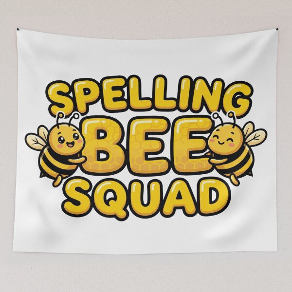 Item preview, spelling bee team cartoon bee designed and sold by ArtDesignTp.