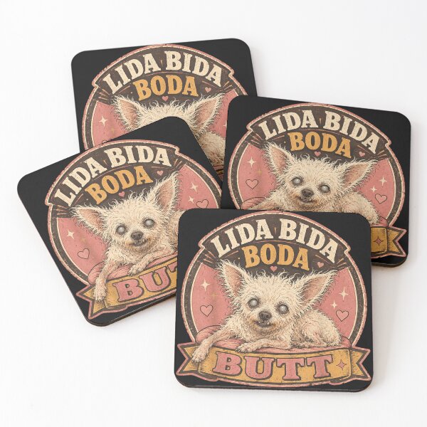 Item preview, Lida Bida Boda Butt Funny Vintage Ugly Chihuahua Dog Portrait designed and sold by LakenDraphil.