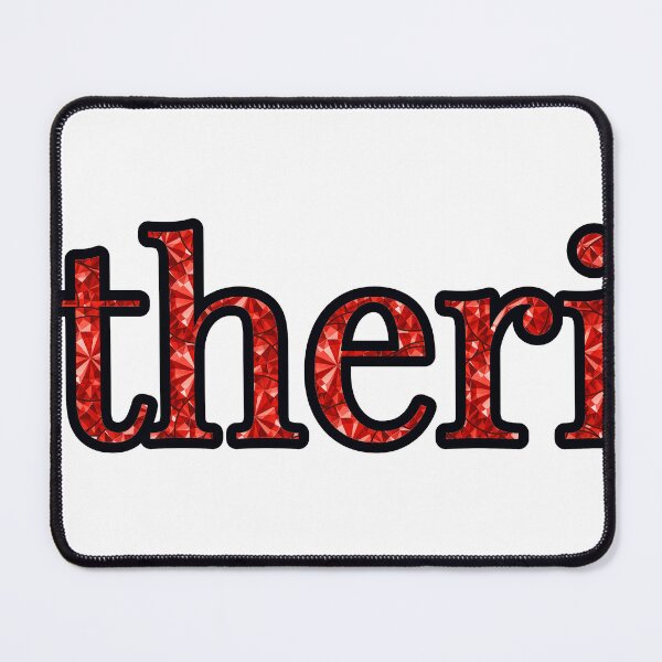 Item preview, Katherine Girl Name Red Rhinestone Texture designed and sold by TheIconSmith.