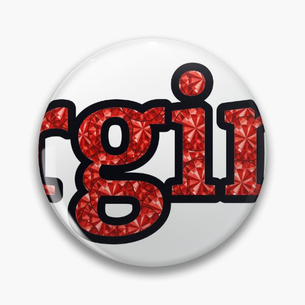 Item preview, Virginia Girl Name Red Rhinestone Texture designed and sold by TheIconSmith.