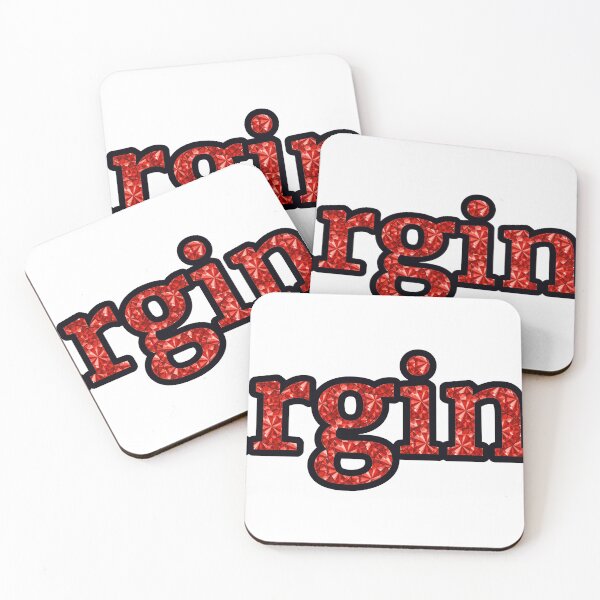 Item preview, Virginia Girl Name Red Rhinestone Texture designed and sold by TheIconSmith.