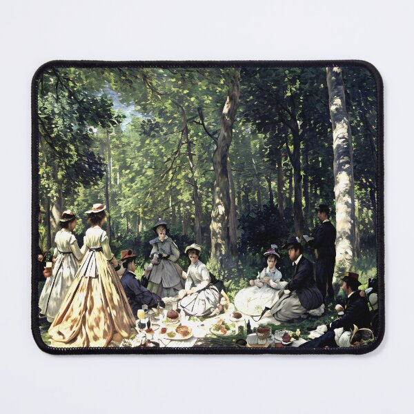 Item preview, Picnic in the Forest of Fontainebleau: Impression of Leisure, Light, and Modern Life.  designed and sold by artdesignsnow.