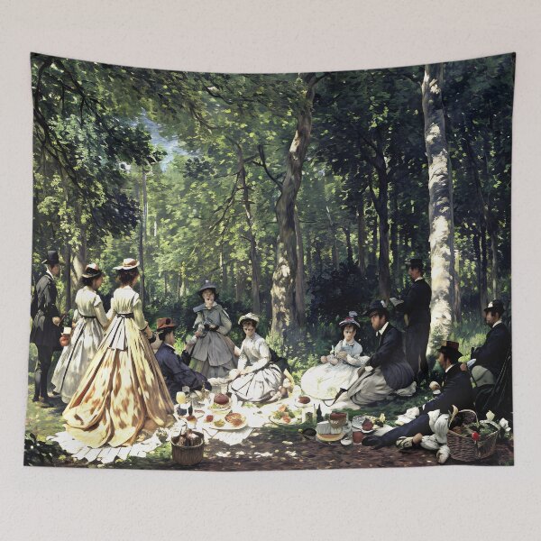 Item preview, Picnic in the Forest of Fontainebleau: Impression of Leisure, Light, and Modern Life.  designed and sold by artdesignsnow.