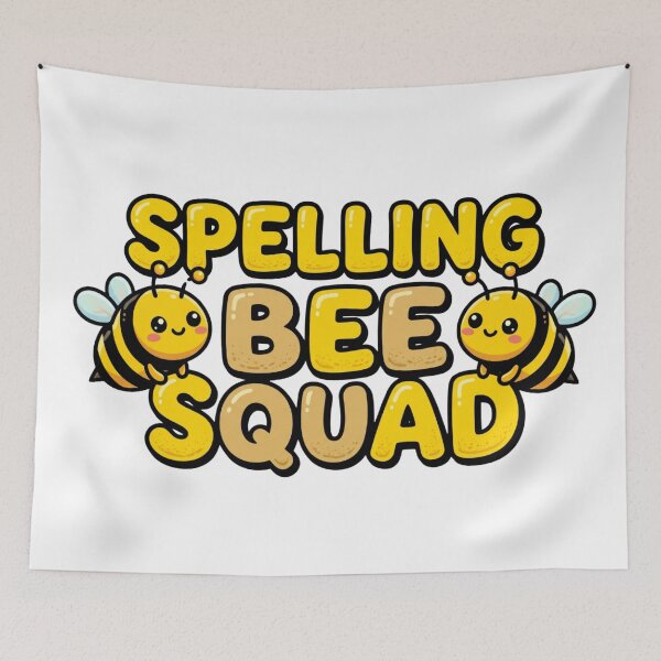 Item preview, spelling bee squad cute cartoon designed and sold by ArtDesignTp.