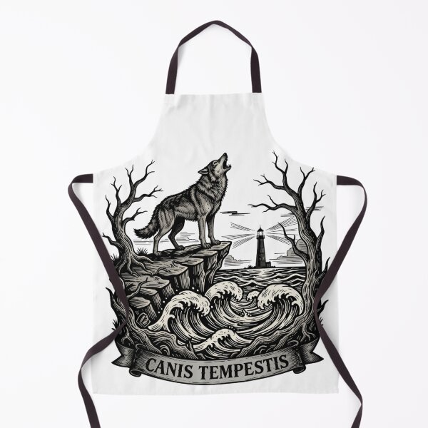Item preview, Lupus Noctis - Gothic Wolf Howling at Moon Dark Art designed and sold by GoGreenlove.