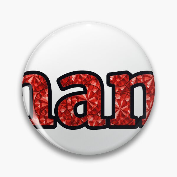 Item preview, Samantha Girl Name Red Rhinestone Texture designed and sold by TheIconSmith.