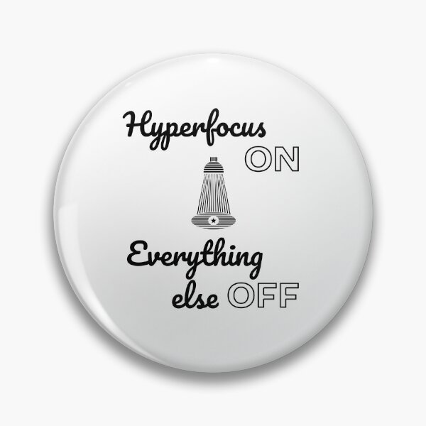 Item preview, Hyperfocus On Everything Else Off – Funny AuDHD ADHD Sticker designed and sold by lenalenspod.
