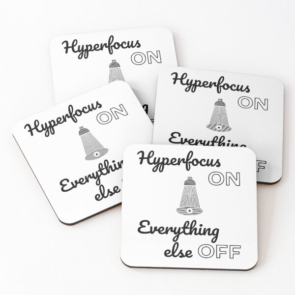Item preview, Hyperfocus On Everything Else Off – Funny AuDHD ADHD Sticker designed and sold by lenalenspod.