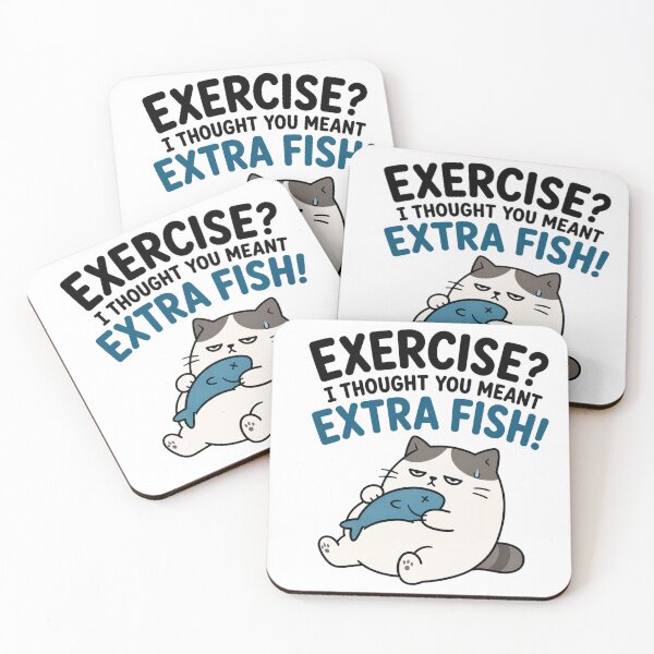 Item preview, Exercise? i thought you meant EXTRA FISH! whoops. designed and sold by vecart34.