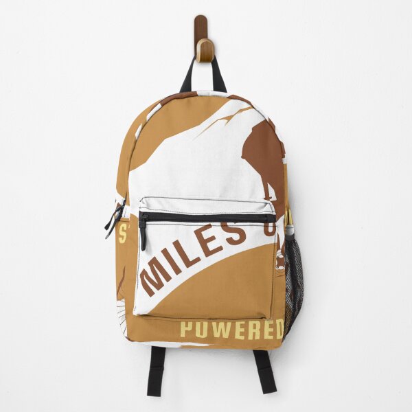 Item preview, Miles of Smiles Powered by Pedals Cycling Mountain Badge designed and sold by LoudVictory.
