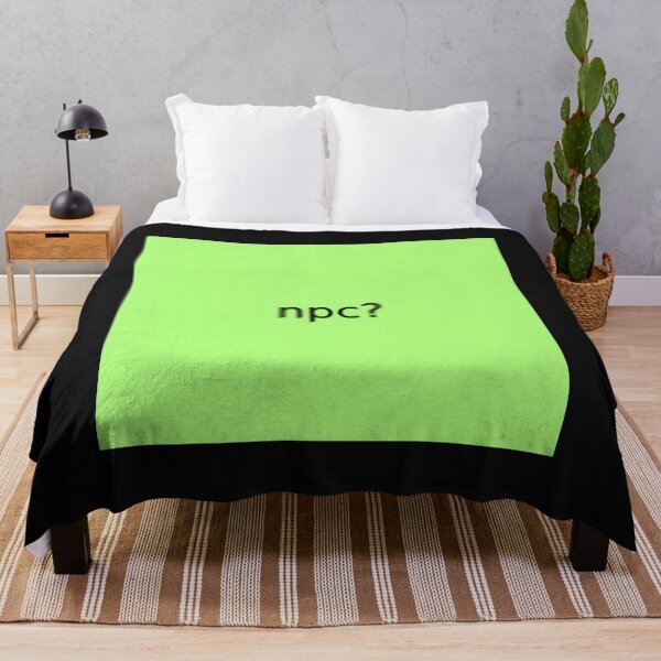 Item preview, Supreme Green NPC Question Mark Square designed and sold by Dancing Papaya.