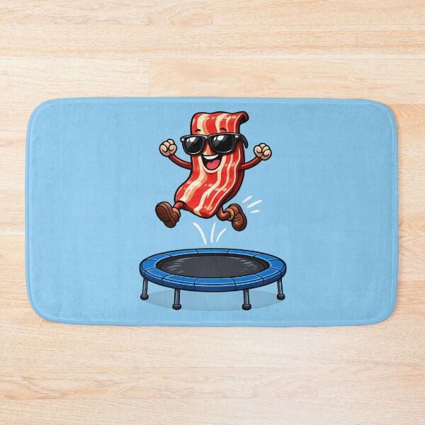 Item preview, Funny Breakfast League Bacon Trampoline Shirt designed and sold by BROHLine Studio.