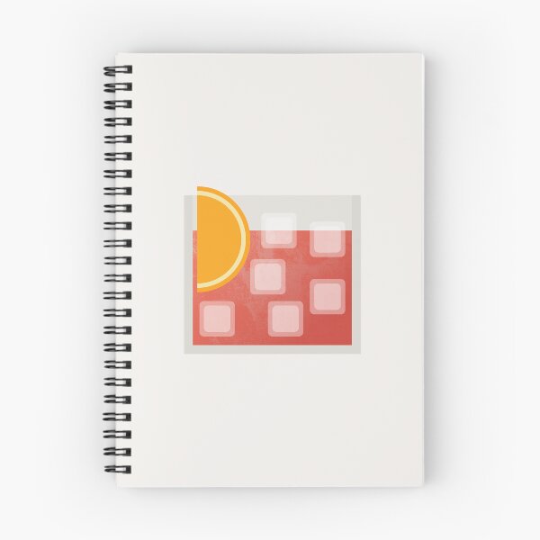 Item preview, Negroni Cocktail Minimalist Illustration designed and sold by aio.