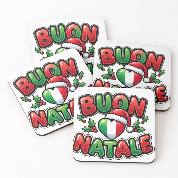 Item preview, funny italian xmas santa tree buon natale designed and sold by ArtDesignTp.
