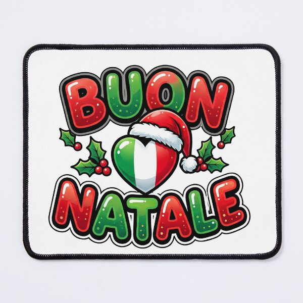 Item preview, funny italian xmas santa tree buon natale designed and sold by ArtDesignTp.