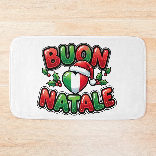 Item preview, funny italian xmas santa tree buon natale designed and sold by ArtDesignTp.