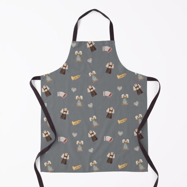 Item preview, Watercolor Bavarian Costumes and Music Oktoberfest Pattern designed and sold by svitlaarty.