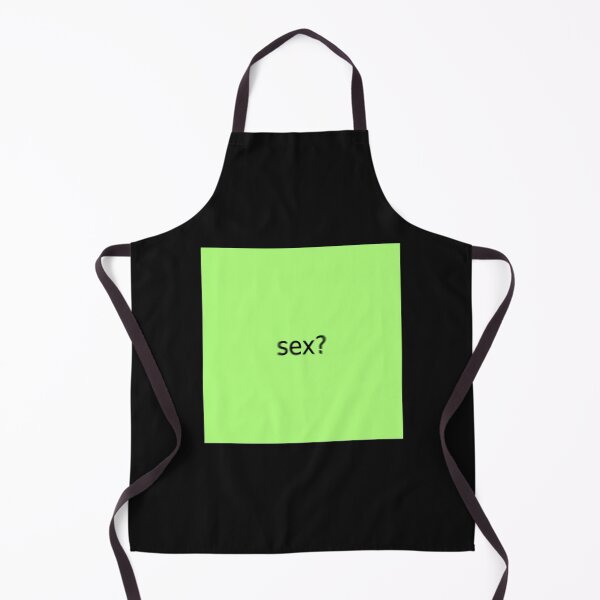 Item preview, Supreme Green Sex Question Mark Square designed and sold by Dancing Papaya.
