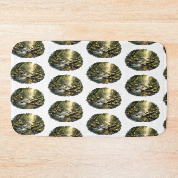 Item preview, Golden Light Forest River Design designed and sold by Ishratparween11.