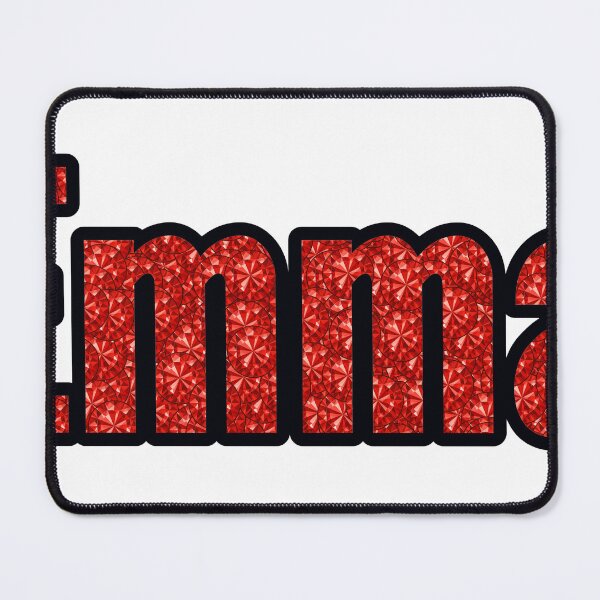 Item preview, Emma Girl Name Red Rhinestone Texture designed and sold by TheIconSmith.