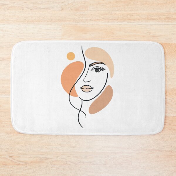 Item preview, Minimalist Abstract Female Face Line Art Boho Aesthetic designed and sold by Krincydigitalart.